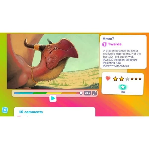 Färger Live (tryckkännande penna ingår) Switch Game