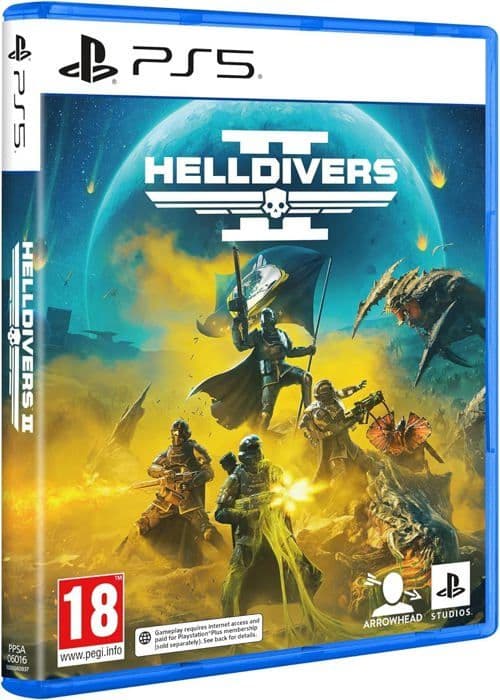 Videospel - Helldivers 2 - PS5 - Skjutspel - FPS - Importversion - Spelbart på Franska