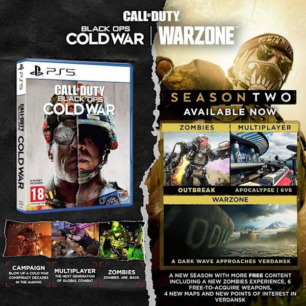 Playstation 5 Activision-spil Call of Duty(R): Black Ops Cold War (PS5)