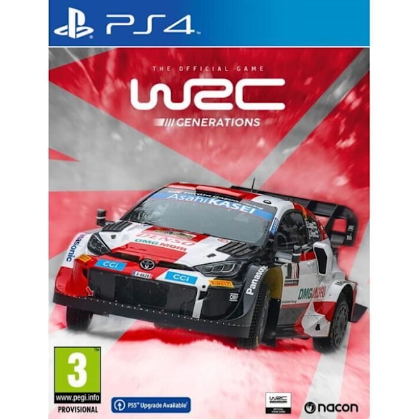 WRC Generations - PS4-spil - Racing - Nacon - Boxed - Standard - Online-tilstand - oktober 2022 Vit