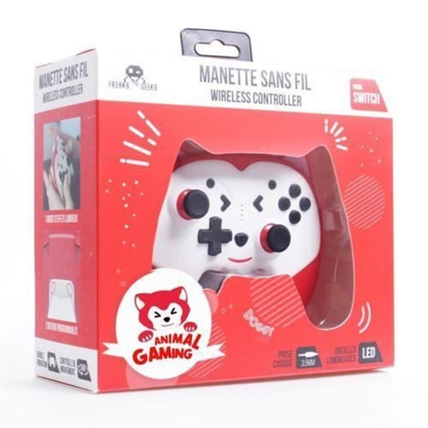 Freaks And Geeks Edition Doggy Red trådlös spelkontroll för barn