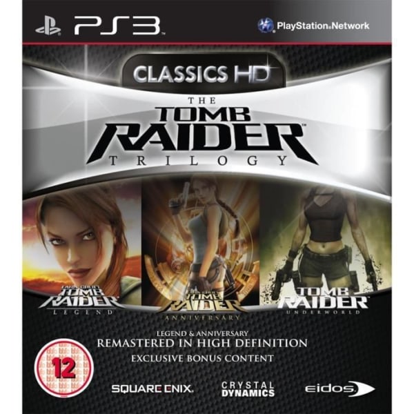 Tomb Raider Trilogy - Playstation 3 - UK IMPORT - Äventyr - Engelska - Blu-Ray