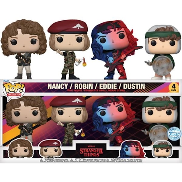 Figuriinit - FUNKO - Erikoisv إصدار - 4 pakkausta - Monivärinen - 8-vuotiaille ja sitä vanhemmille Flerfärgad