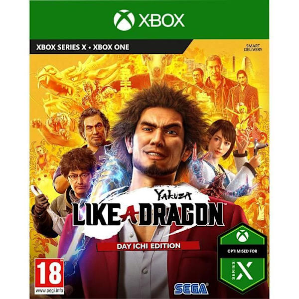 Videospil - Yakuza - Dag Ichi Udgave - Xbox One - Dynamisk RPG - 19 unikke jobber