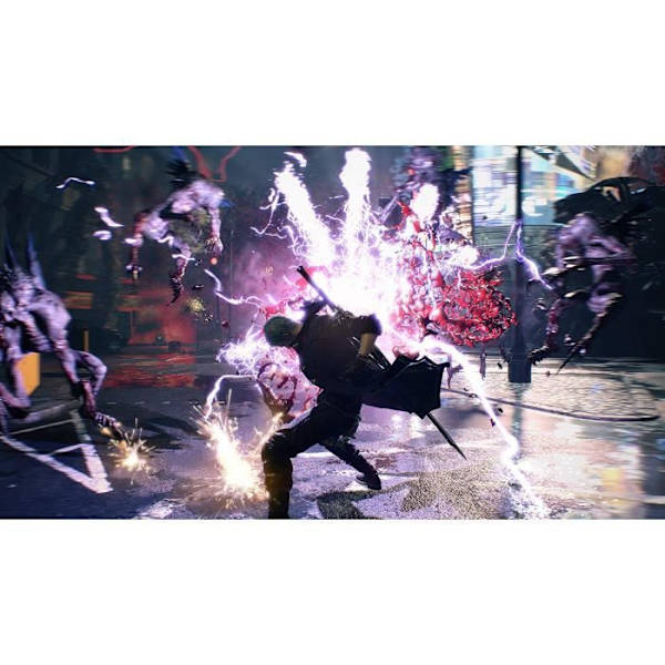 Videopeli - Devil May Cry - Devil May Cry 5 - PS4 - Taistelu - 3 pelaajahahmoa