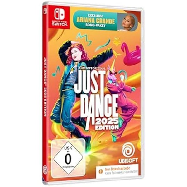 Videopeli - Ubisoft - Just Dance 2025 Edition - 40 uutta kappaletta - Harjoitusmoodi - Koodi laatikossa