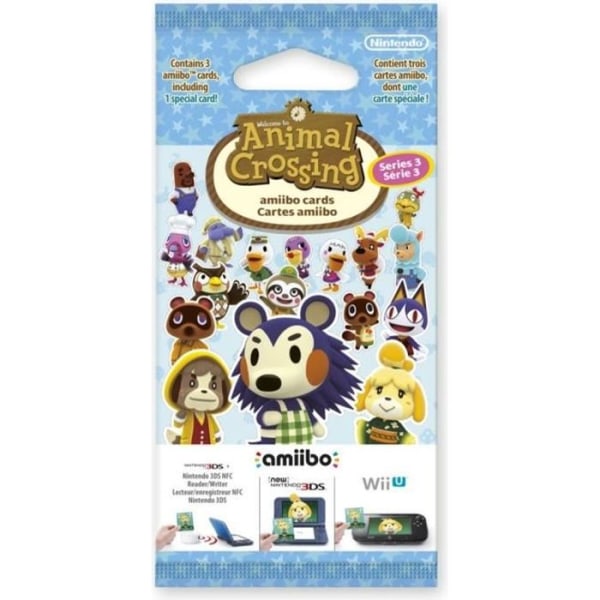 Amiibo-kort - Animal Crossing Series 3 • Innehåller 3 kort inklusive 1 special
