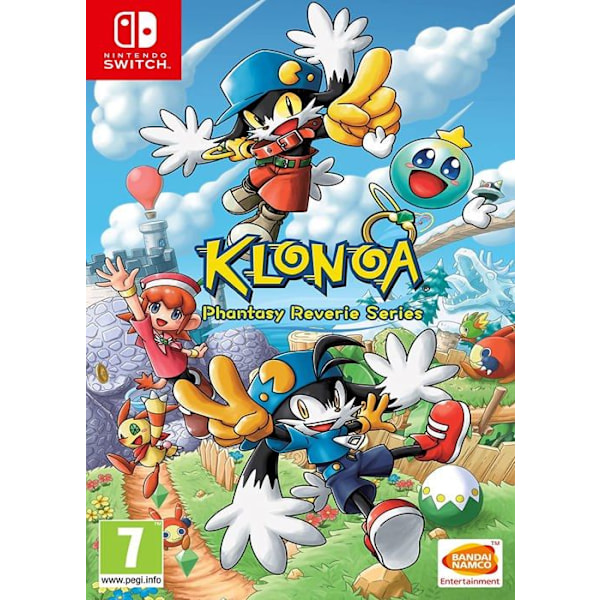 Videopeli - KLONOA - Phantasy Reverie -sarja - Nintendo Switch - Remasteroitu - 7-vuotiaat ja sitä vanhemmat Vit