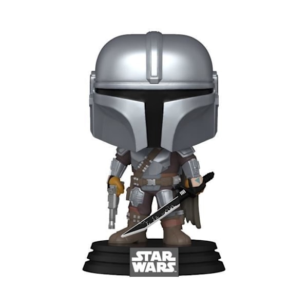 Funko Pop! Star Wars: The Mandalorian Sæson 3 - The Mandalorian med Darksaber Flerfärgad