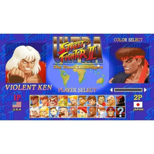 Kampspel - Capcom - Ultra Street Fighter II - Nintendo Switch-plattform - Standard Edition - PEGI 12+