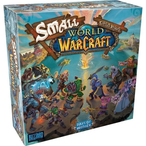 Small World of Warcraft - Asmodee - Brädspel - 2 till 5 spelare Flerfärgad