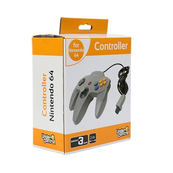 Nintendo 64 Grey Controller 2 meter kabel