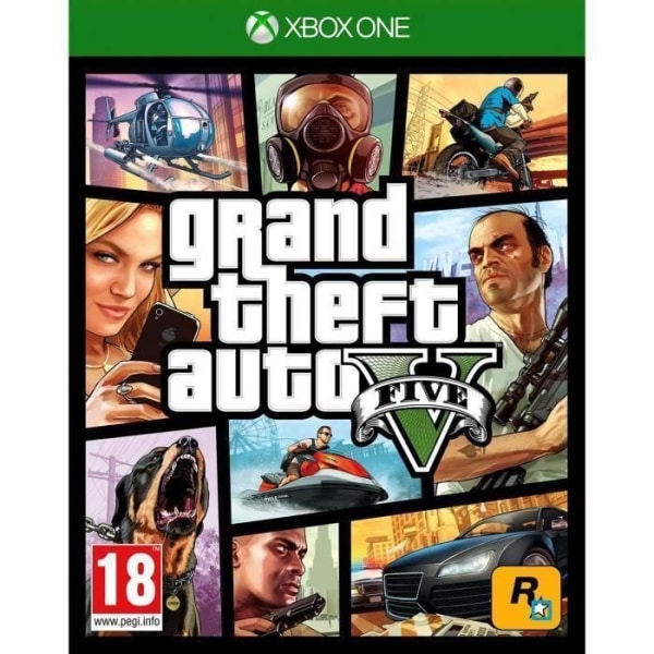 GTA V Xbox One + 2 thumstick-knapper gratis