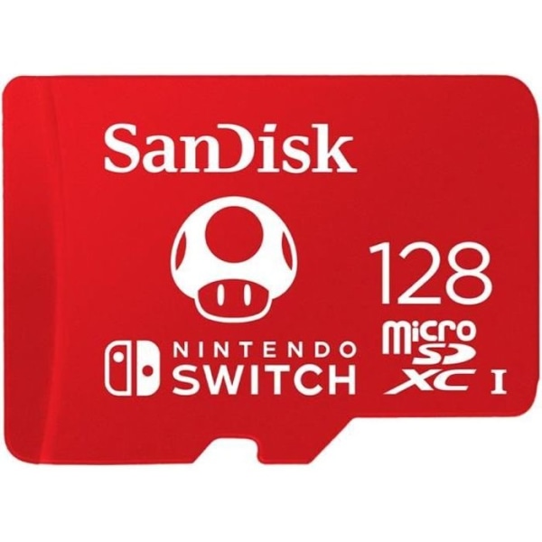 128 Gt UHS-I U3 microSDXC UHS-I Flash-muistikortti Nintendo Switchille - SANDISK