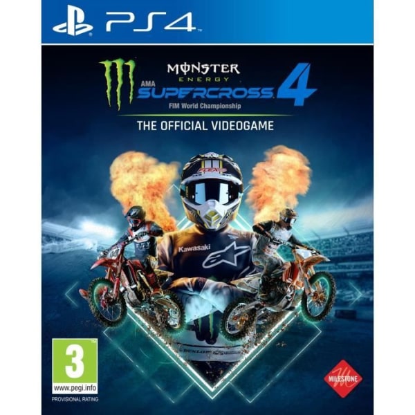 Monster Energy Supercross: The Official Video Game 4 PS4-spel