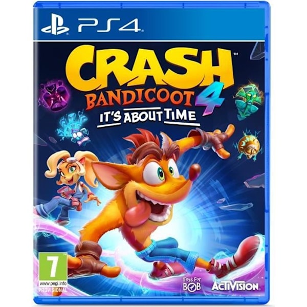 Videopeli - Activision - Crash Bandicoot 4 - Adventure - PS4 - 1-4 pelaajaa