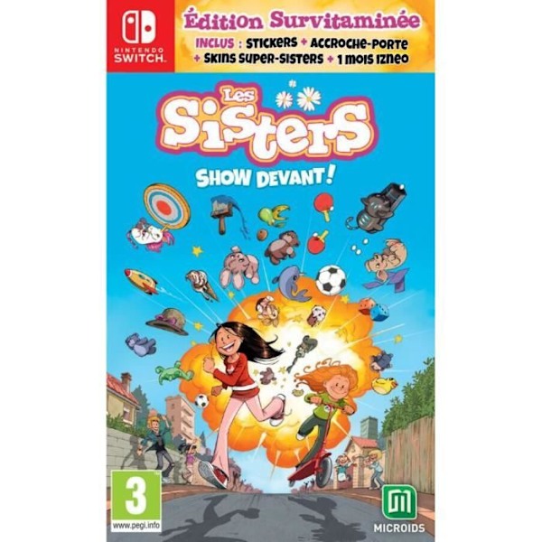 Peli - Les Sisters - Show Devant! - Seikkailu - 1-4 pelaajaa - Nintendo Switch