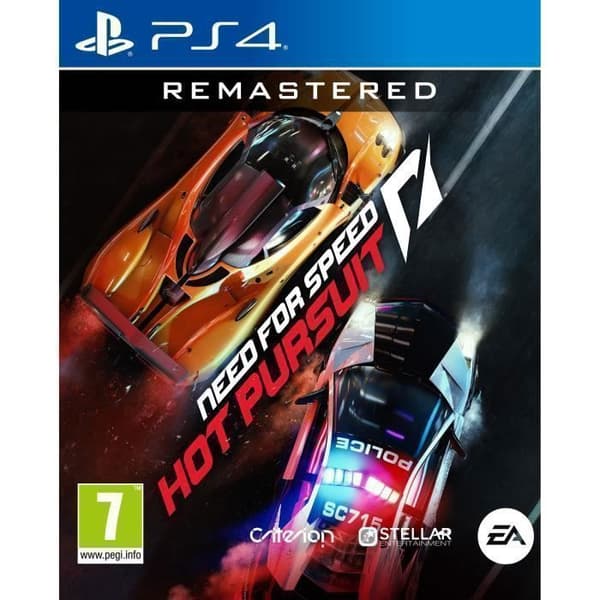 Need for Speed: Hot Pursuit Remastered PS4-spel Vit