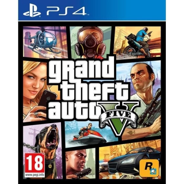 Spel - Rockstar Games - Grand Theft Auto V - PS4 - Action - PEGI 18+