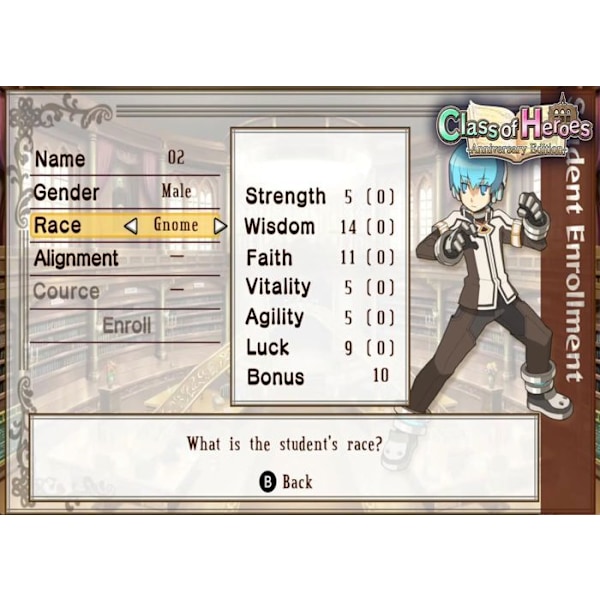 Rollspel - PQube - Class of Heroes 1 & 2 - Nintendo Switch - 100+ labyrinter - 250 fiender