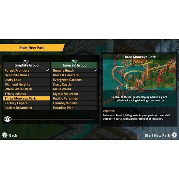 RollerCoaster Tycoon Classic Nintendo Switch (med box / cartridge)