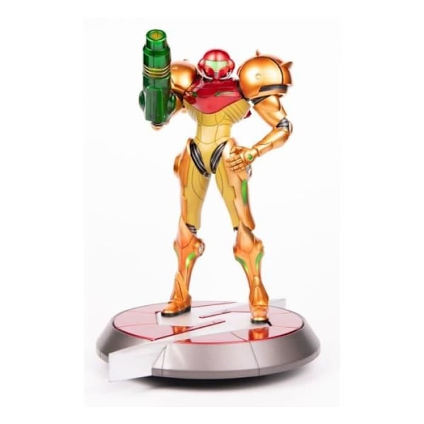 Statuette - First 4 Figures - Samus Varia Suit - 28 cm - PVC - LED lysende Grön