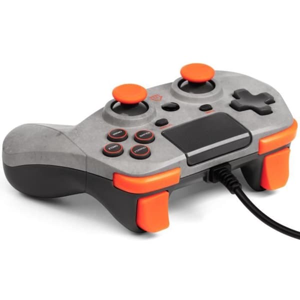 Gamepad - SNAKEBYTE - 4S Rock Controller - Kablede - Vibration - Grå Grå