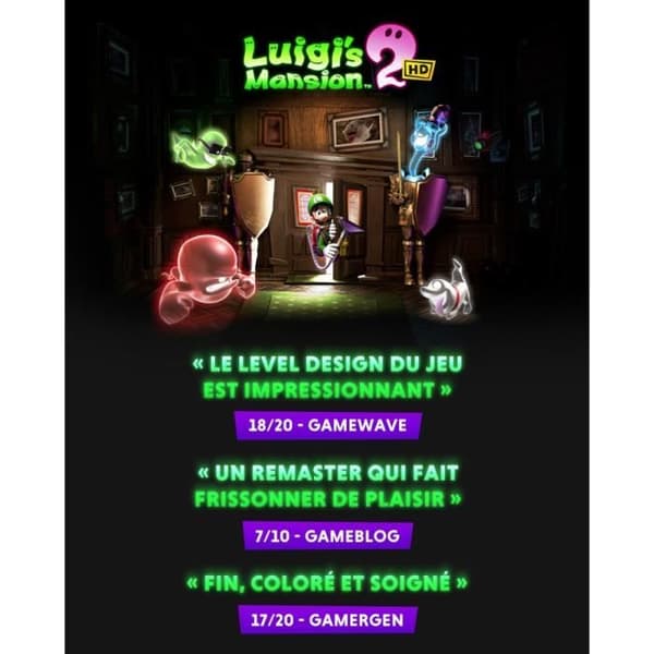 Luigi's Mansion 2 HD • Nintendo Switch-spil