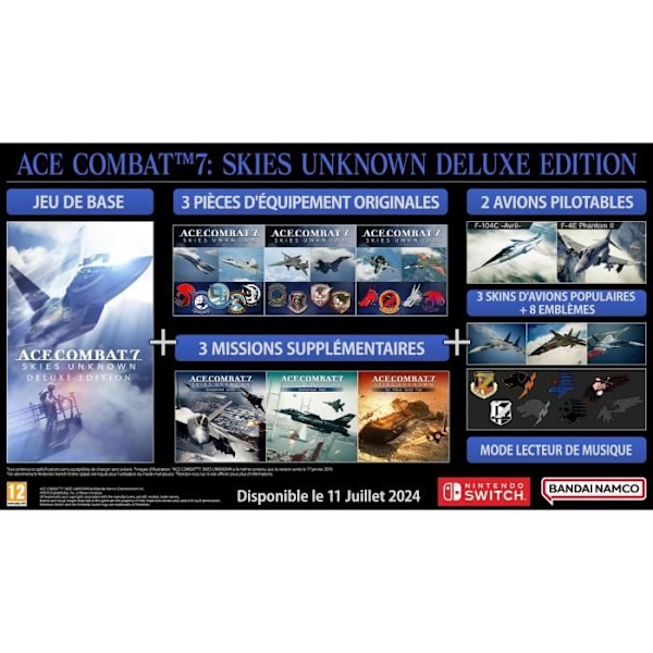 Ace Combat 7 Skies Unknown - Nintendo Switch Game - Deluxe Edition