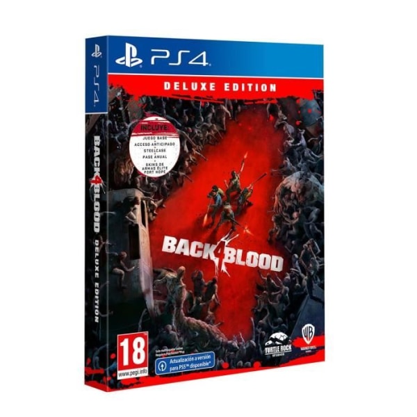 PlayStation 4 videospel Warner Games Back 4 Blood Deluxe Edition