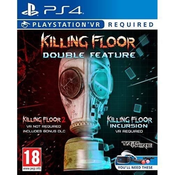 FPS-skyde-spil - DEEP SILVER DESA - KILLING FLOOR DOUBLE FEATURE - PS4 - PSVR krævet - PEGI 18+