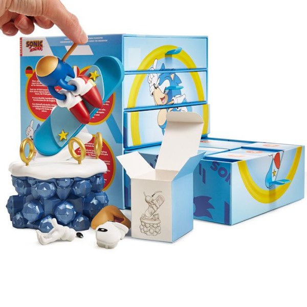Numskull - Sonic the Hedgehog - 24-dages julekalender (bygge figurine Sonic) Flerfärgad