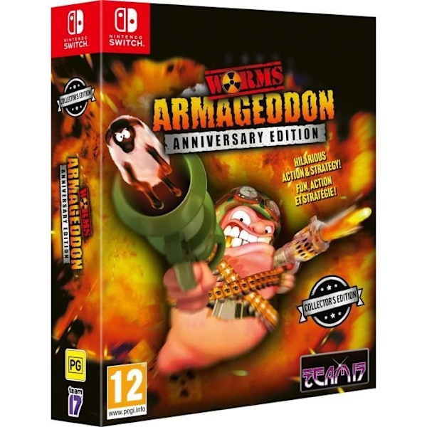Videospil - Team17 - Worms Armageddon Anniversary Collector - Collector Edition - Nintendo Switch - Strategi
