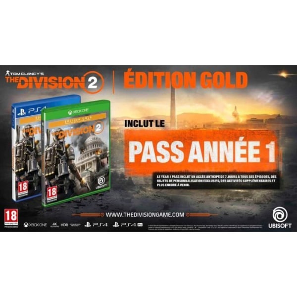 Division 2 Gold Edition Playstation 4-spillet