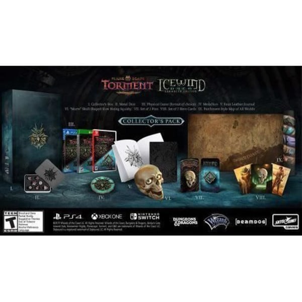 Just For Games Planescape Torment + Icewind Dale Enhanced Collector's Edition PS4 - 0811949031990