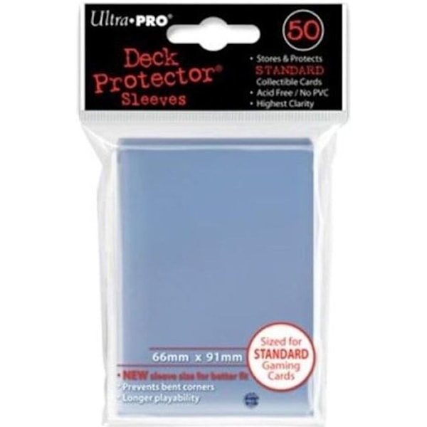 DECK PROTECTOR SLEEVES CLEAR (50 kpl)