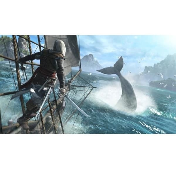 Assassin's Creed 4 Black Flag Playstation HITS PS4-spel Vit