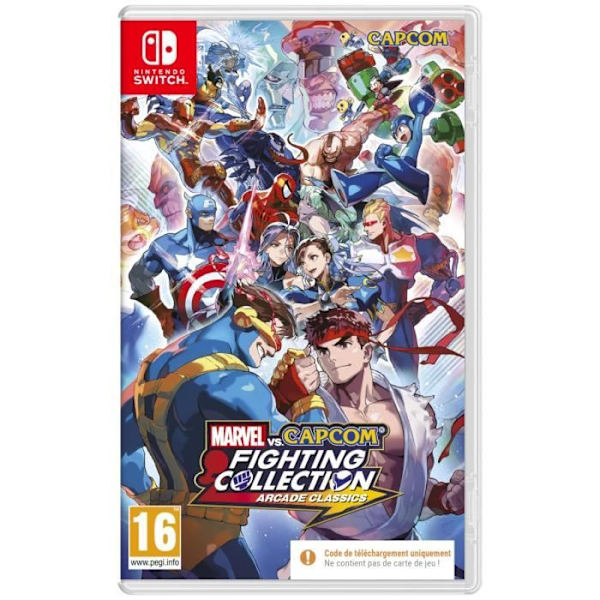 Marvel Vs Capcom Fighting Collection Arcade Classics (downloadkode) - Nintendo Switch spil