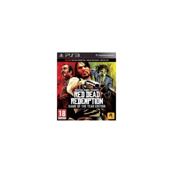 Videopeli - RED DEAD REDEMPTION - GOTY ESSENTIAL - PS3 - Seikkailu - Blu-Ray - 18+
