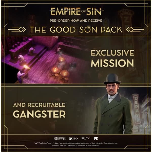 Empire Of Sin - Day One Edition PS4-spel Vit
