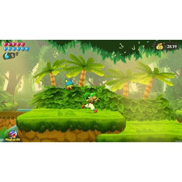 Wonderboy Asha i Monster World PS4-spelet