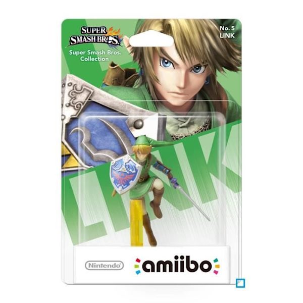 Amiibo Figur - Link N°05 • Super Smash Bros. Collection.
