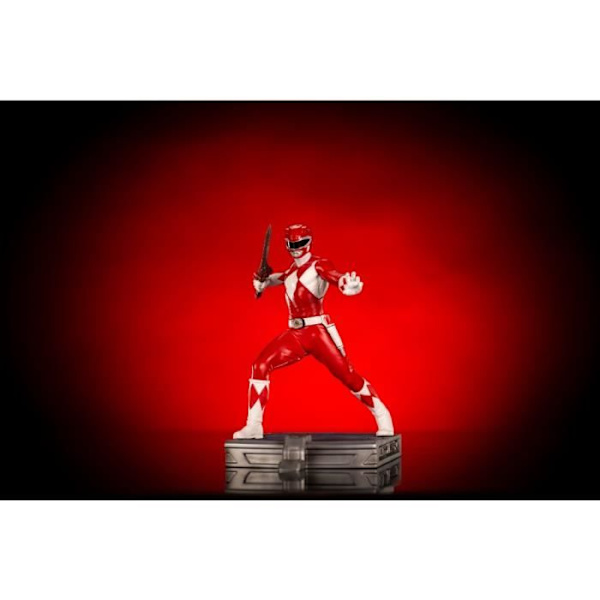 Figuriini - IRON STUDIOT - Red Ranger - Art Scale 1/10 - Polystone - Rajoitettu erä