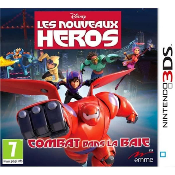 Videopeli - Disney - The New Heroes - Fight in the Bay - 3DS - Toiminta