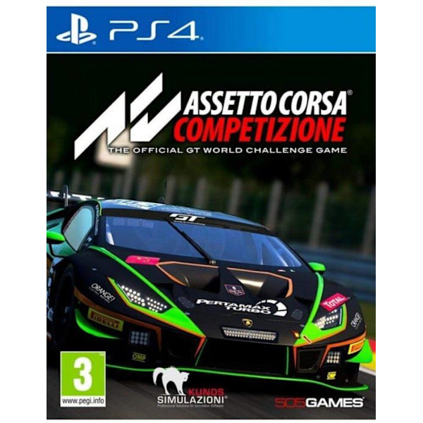 Racingsimuleringsspel - Assetto Corsa - Competizione - PS4 - GT3 - Realistiskt - Multiplayer