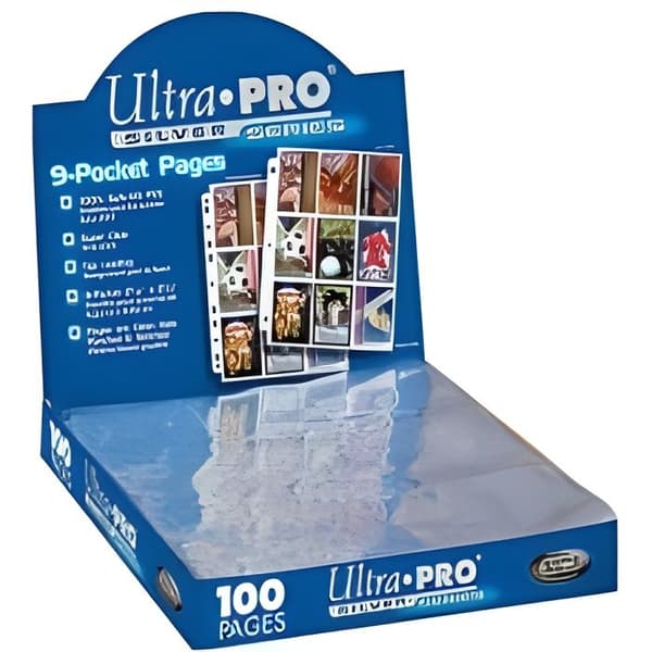 Samleralbum til samlekort - Ultra Pro - 100 sider med 9 kort hver Blå