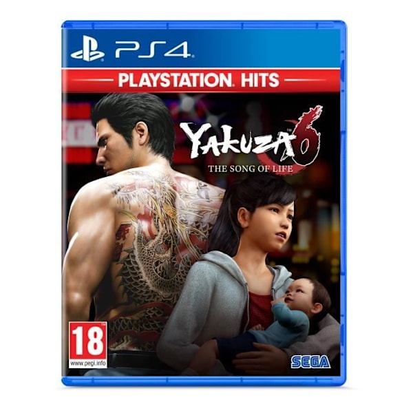 Action-eventyrspil - SEGA - Yakuza 6 - PlayStation Hits - Moderne Japan - 1 spiller