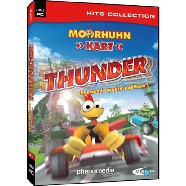 MOORHUHN KART THUNDER / PC-SPEL CD-ROM