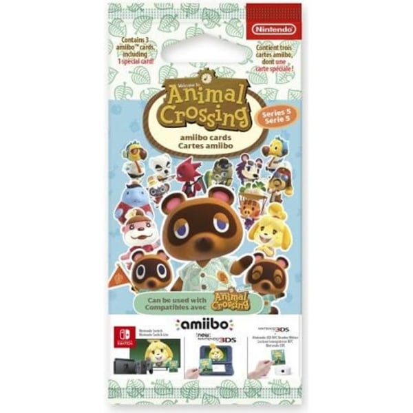 Amiibo Cards - Animal Crossing Series 5 • Innehåller 3 kort inklusive 1 special
