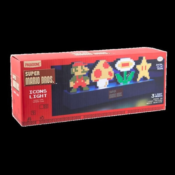 Valaisimet-Lamppu - Super Mario - Ikoni Blå